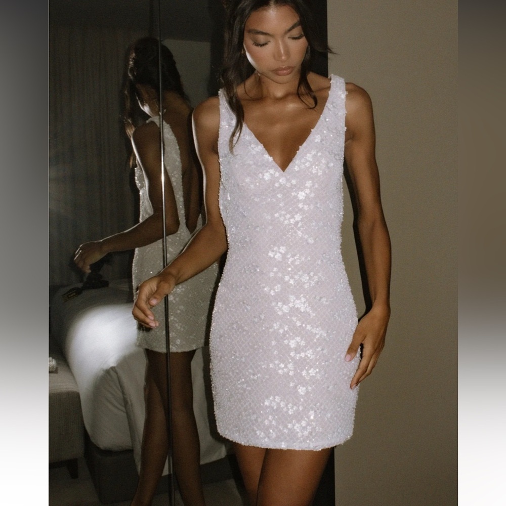 Meshki Bridal Sequin Party Daisy dress
